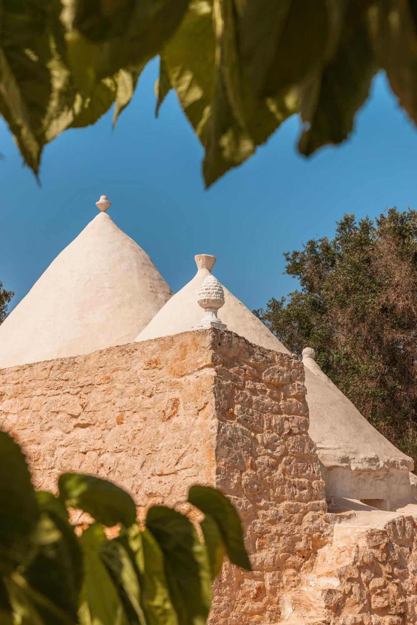 Trullo Tarantini Con Piscina Privata Lejlighed Latiano Eksteriør billede