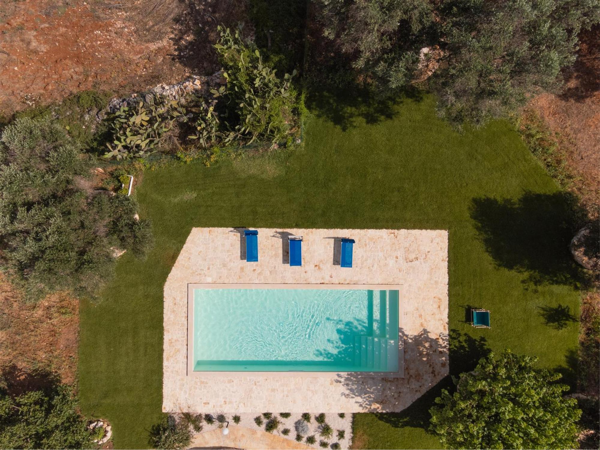 Trullo Tarantini Con Piscina Privata Lejlighed Latiano Eksteriør billede
